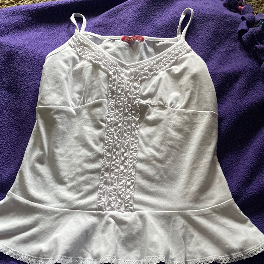White tank top